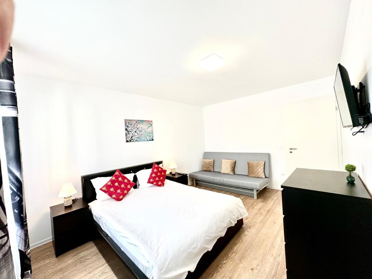 Kasper Coresi Mall - Rise Private Apartments & Suites Brasov Bagian luar foto